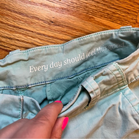Vineyard Vines mint green chino shorts size 0 - Picture 3 of 6